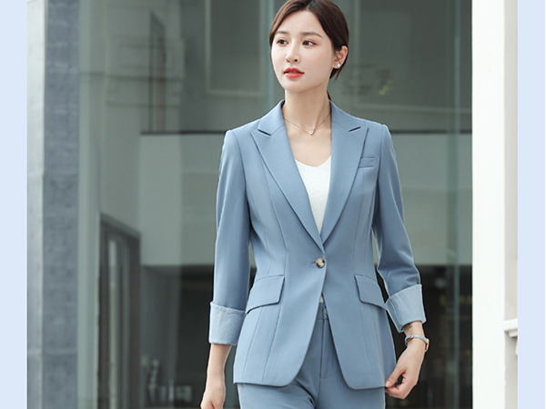 霧霾藍(lán)教師工作服